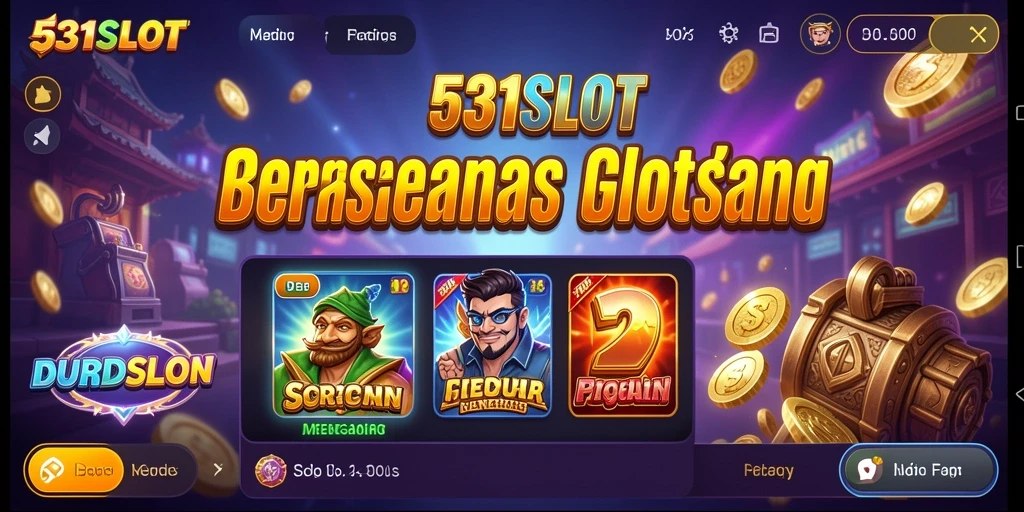 Screenshot gameplay <strong>531SLOT</strong> yang menampilkan pengalaman seru bermain slot.