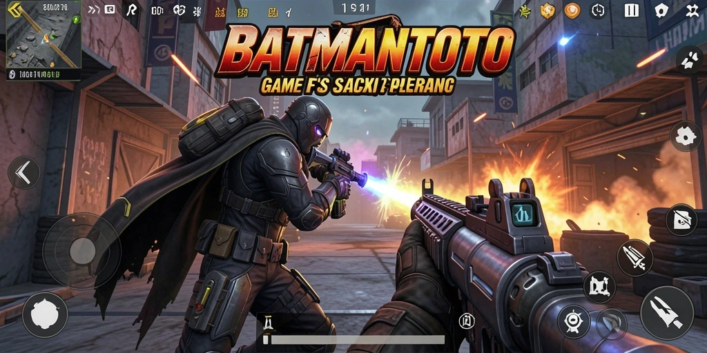 Tampilan gameplay <strong>BATMANTOTO</strong> yang mendebarkan di tengah pertempuran FPS.