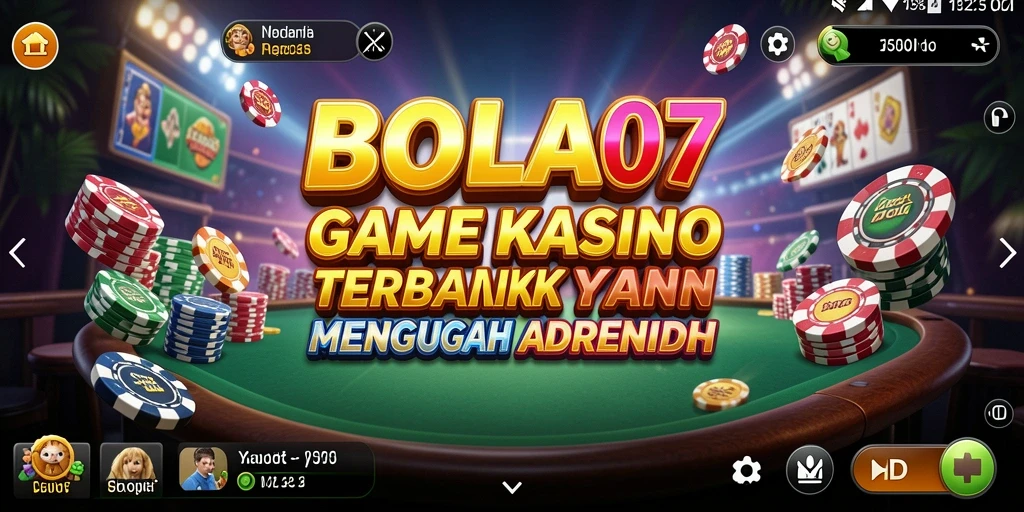Screenshot BOLA07 menampilkan pengalaman penuh aksi dari permainan Kasino.
