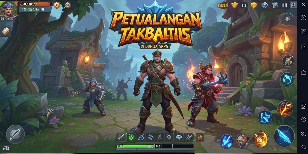 Tampilan gameplay seru di CACOR78 dengan aksi ARPG yang mendebarkan.