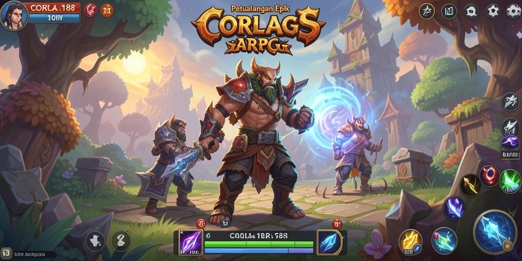 Gameplay seru CORLA188 yang penuh aksi dan petualangan.