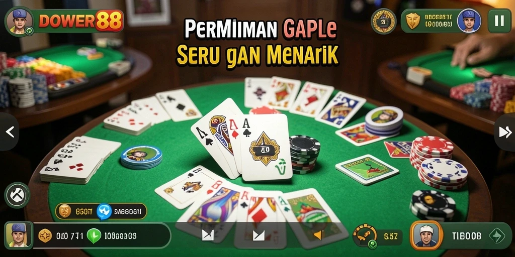 Tampilan gameplay DOWER88 yang seru dan interaktif.