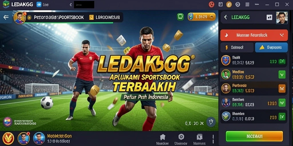 Tampilan menarik dari gameplay taruhan di <strong>LEDAKGG</strong> yang memukau.