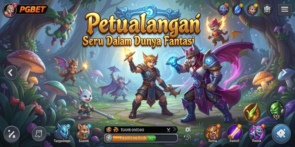 Tampilan gameplay PGBET yang mendebarkan dalam dunia petualangan.