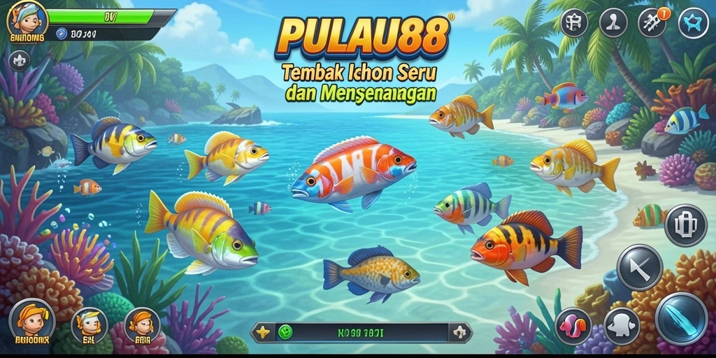 Gameplay seru menembak ikan dengan efek grafis mengagumkan.