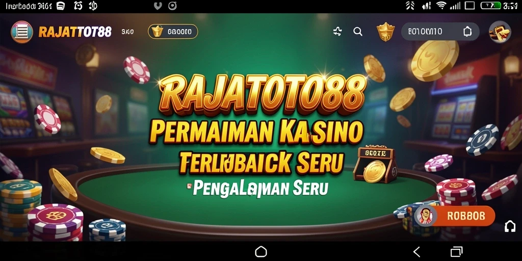 Tampilan menarik gameplay seru di RAJATOTO88.