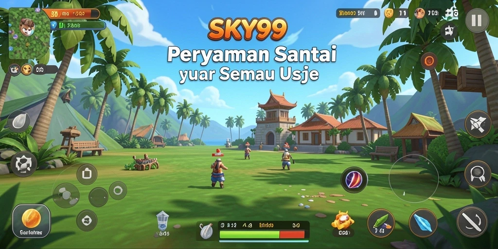 Tampilan gameplay SKY99 yang menarik dan menyenangkan.